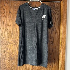 Nike Women's Charcoal T-Shirt Dress